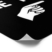 I’m With The Yeti Funny Halloween Matching Costume Poster (Hoek)