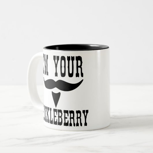 I’m Your Huckleberry  Stash  #USAPatriotGraphics Tweekleurige Koffiemok (Voorkant links)