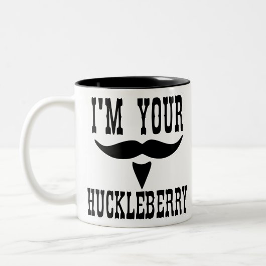 I’m Your Huckleberry Stash #USAPatriotGraphics Tweekleurige Koffiemok (Links)