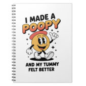I Made a Poopy and My Tummy Felt Better Adult Meme Notitieboek (Voorkant)