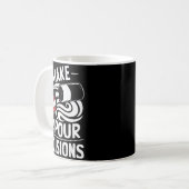 I Make Ur Decisions Shirt Funny Men Women Drinking Koffiemok (Voorkant links)