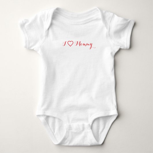 I ❤ Mama Baby Kleding Romper (Voorkant)