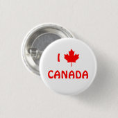 I Maple Leaf Canada Button (Voorkant /achterkant)