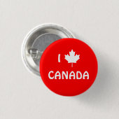 I Maple Leaf Canada Button (Voorkant /achterkant)