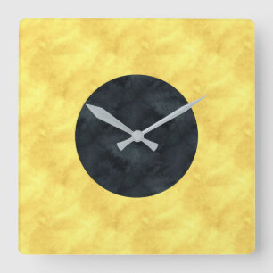 I Maritieme Vlag van het Signaal van de Waterverf Vierkante Klok