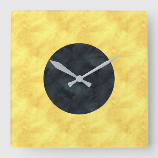 I Maritieme Vlag van het Signaal van de Waterverf Vierkante Klok (Voorkant)