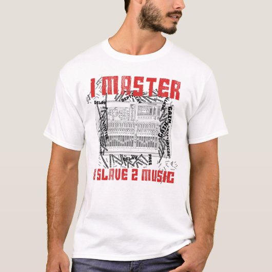I Master U Slave 2 Muziek T-shirt (Voorkant)