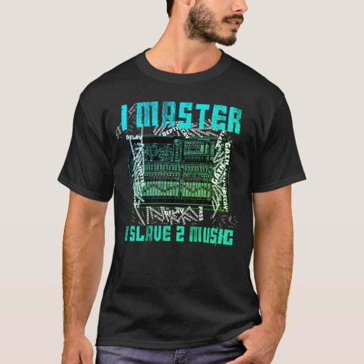 I Master U Slave 2 Muziek T-shirt (Voorkant)