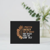 I Match Energie Empowerment Afro-Amerikaanse Afro (Staand voorkant)