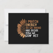 I Match Energie Empowerment Afro-Amerikaanse Afro (Achterkant)