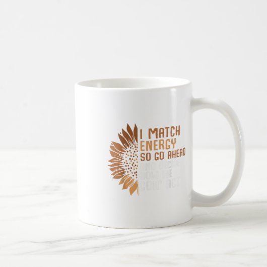 I Match Energie Empowerment Afro-Amerikaanse Afro  Koffiemok (Rechts)