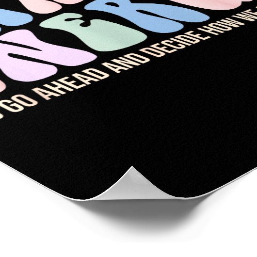 I Match Energy So You Decide  Poster (Hoek)