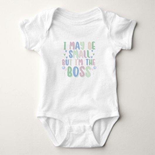 I MAY BE SMALL BUT I'M THE BOSS ROMPER (Voorkant)
