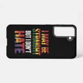 I May Be Straight But I Don't Hate LGBT Gay Pride Samsung Galaxy Hoesje (Achterkant horizontaal)