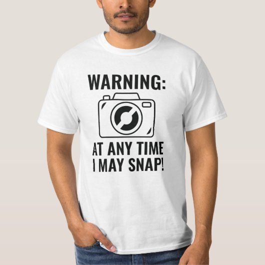 I May Snap T-shirt (Voorkant)