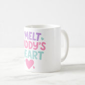 I Melt Daddy's Heart - Schattigee pastel Mok voor (Voorkant rechts)