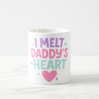 I Melt Daddy's Heart - Schattigee pastel Mok voor 