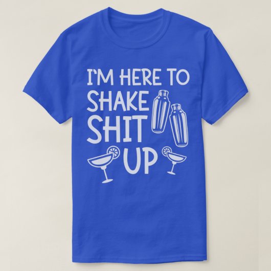 I meng om rustratiebartender vrij te geven t-shirt (Design voorkant)