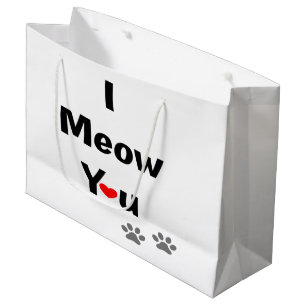 I Meow You Katten Valentijnsdag Feline Passie Quot Groot Cadeauzakje