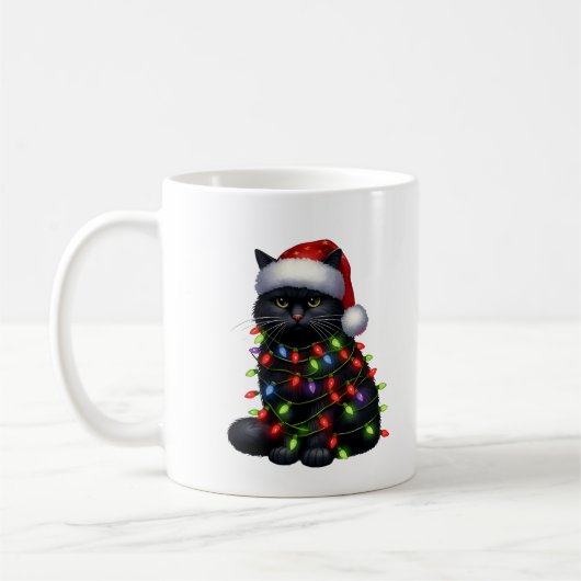 "I Meowed What I Meowed" Sassy Black Cat Mug Koffiemok (Links)