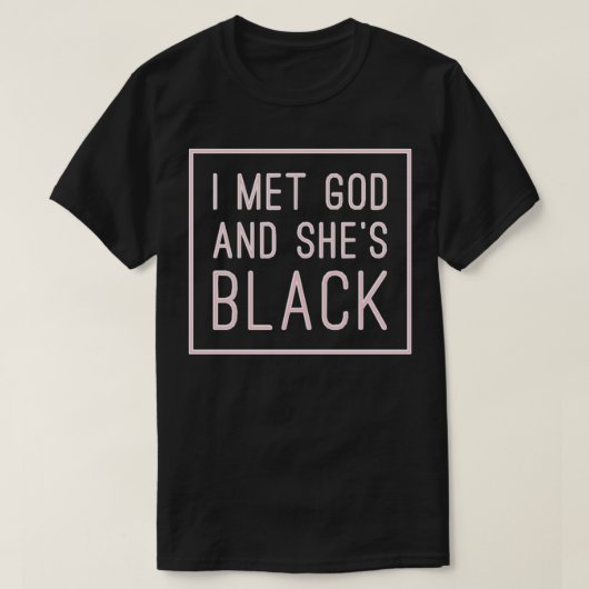I Met God And Sheu2019s Black Pullover  (Design voorkant)