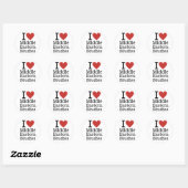 I ❤️ Midden-Oosterse Studies voor studenten / facu Ronde Sticker (Vel)
