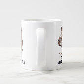 I Might Need Coffee Later - Funny Owl Humor Grote Koffiekop (Achterkant)