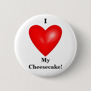 I Mijn Cheesecake Button
