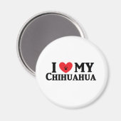 I Mijn Chihuahua Magneet (Voorkant / Achterkant)