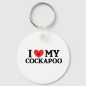 I Mijn Cockapoo Sleutelhanger (Voorkant)