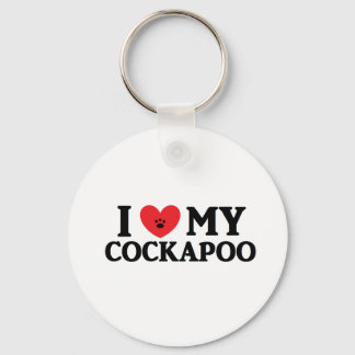 I Mijn Cockapoo Sleutelhanger