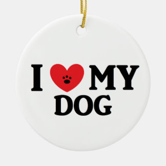 I Mijn Dog Ornament