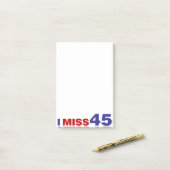I Miss 45 Post-it® Notes (Op bureau)