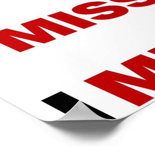 I Miss 45 Poster (Hoek)