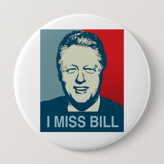 I MISS BILL.png Ronde Button 4,0 Cm (Voorkant)