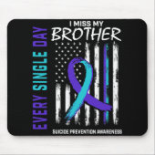 I Miss My Brother Suicide Awareness Prevention Ame Muismat (Voorkant)