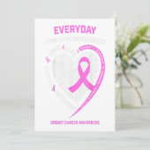 I Miss My Granddaughter Breast Cancer Awareness Aankondiging (Staand voorkant)