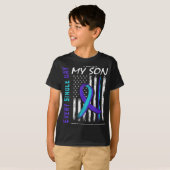 I Miss My Son Suicide Awareness Prevention America T-shirt (Voorkant volledig)