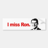 I MISS RON BUMPERSTICKER (Voorkant)