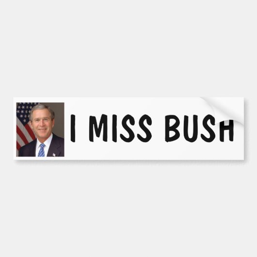 I MISS STRUIK BUMPERSTICKER (Voorkant)