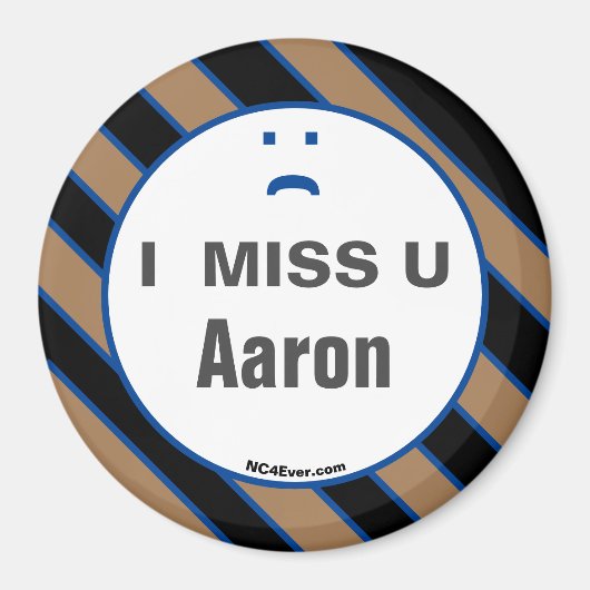 I MISS U Aaron magnet (Voorkant)