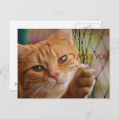 I MISS YOU BRIEFKAART (Voorkant / Achterkant)