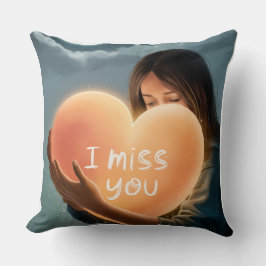 I Miss You Pillow - Romantisch kussen voor liefde
