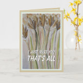 I Miss You Thinking of You beroemd gemaakt door Fi Kaart (Gele Bloem)