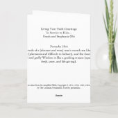 I Miss You Valentine Feestdagen Kaart (Achterkant)