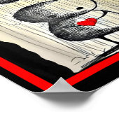 I Miss You Valentine’s Day Poster (Hoek)