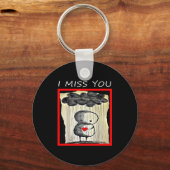 I Miss You Valentine’s Day  Sleutelhanger (Voorkant)