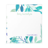 I missed you customize texts JW.org Notitieblok (Voorkant)