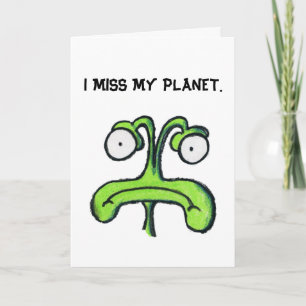 I MISSER MIJN PLANEET - MISSER U WENSKAART KAART