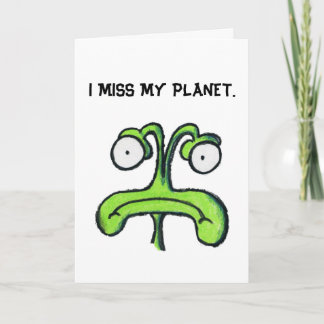 I MISSER MIJN PLANEET - MISSER U WENSKAART KAART